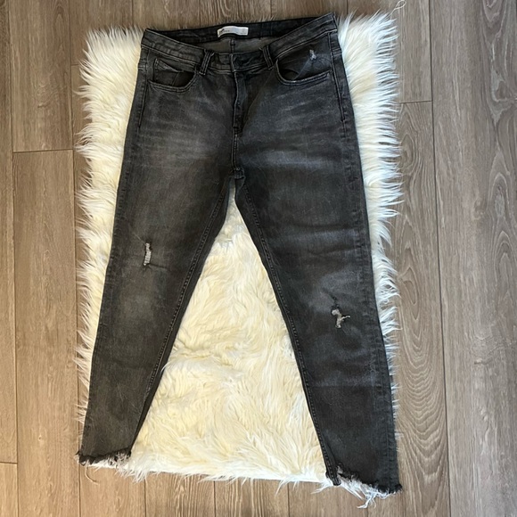 Zara Z1975 Gray Jeans - Picture 3 of 4
